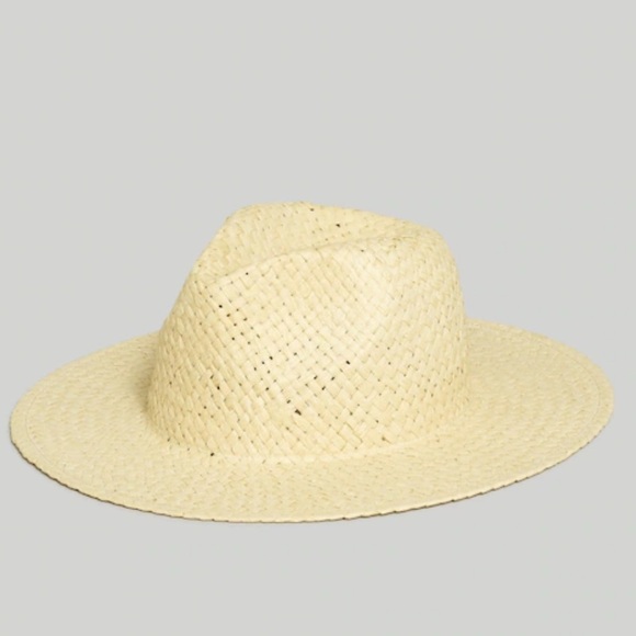 Madewell Accessories - Madewell woven straw hat dried straw small/medium